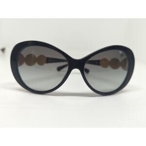 Versace Triple Medusa Mod 4256-B GB1/11 Black Frame / Grey Lens Sunglasses 58mm